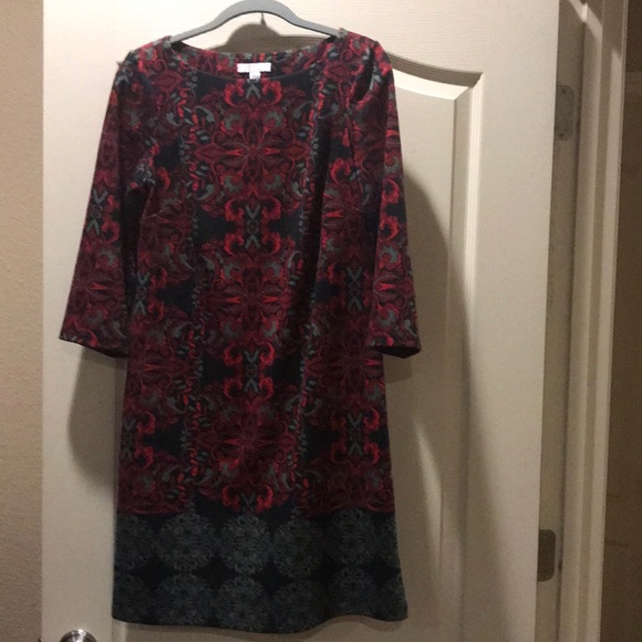 Dresses & Skirts - London style collection Black, grey, & red dress.